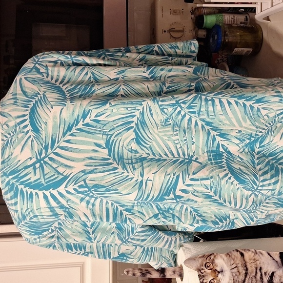 Womens CJ Banks casual 3/4 sleeve stretch plus size top 2X - Picture 2 of 4